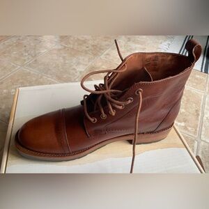 Portland Leather “Patina” Welted Brooklyn Lace Up Boots